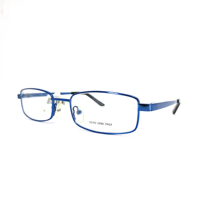 #ad KM3002 bl blue Kids Oval Full Rim Eyeglasses Frames 48 18 130 s1 $29.98