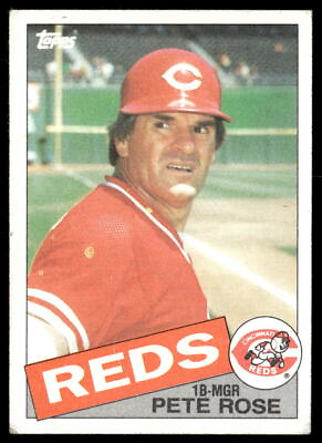 #ad 1985 Topps Pete Rose $1.60