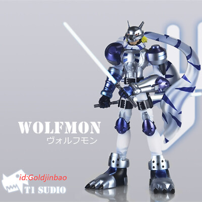 #ad T1 Studio Digimon Wolfmon Resin Statue Pre order Warrior Spirit H17cm Collection $249.99