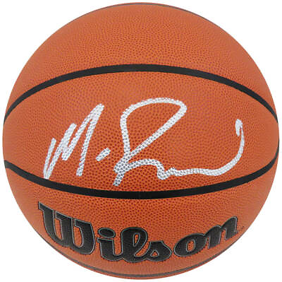Glen Rice Signed Spalding Game Series Replica NBA Basketball SCHWARTZ COA $136.04