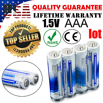 #ad 60 120 Pack AAA Batteries Extra Heavy Duty 1.5v. Wholesale Lot Super AAA Battery $11.03