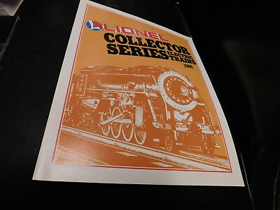 #ad Lionel Magazine Model Train Catalog 1986 Collector Series $5.49