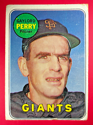 #ad 1969 Topps Baseball Gaylord Perry #485 San Francisco Giants $2.99