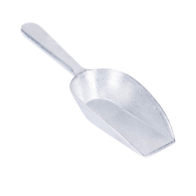 #ad 4 oz Flat Bottom Aluminum Scoop One Piece Small Utility Scoop by Tezzorio $8.88