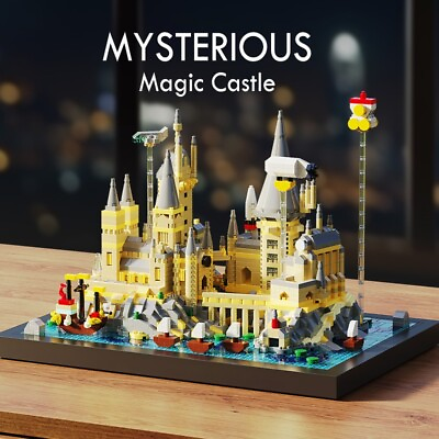 #ad 2700pcs Magic Castle Building Bricks Sets DIY Blocks MOC Toys For Kids $72.99