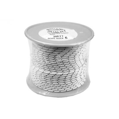 #ad Brand New 200#x27; 6MM Smooth Braid Nylon Starter Rope 3 16quot; Recoil Pull Cord String $56.99