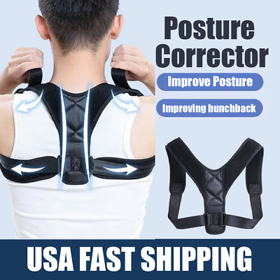 #ad Posture Correction Shoulder Posture Corrector for Men Women Posture Brace Large $15.97