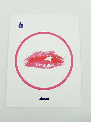 #ad K POP APRIL Mini Album quot;the Rubyquot; Official JinSol Lip MarkCard $5.70