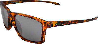 #ad Raze Eyewear Journey Golf Sport Riding Sunglasses Tortoise Gloss Smoke $18.26
