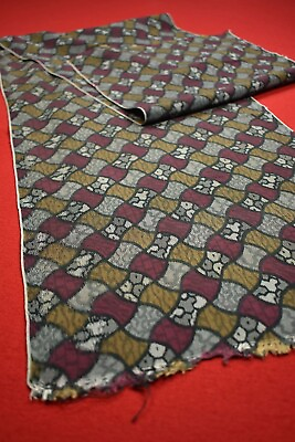 #ad Vintage Japanese Fabric Cotton Antique Boro Patch Kusakizome Woven 57.1quot; UW85 85 $4.99