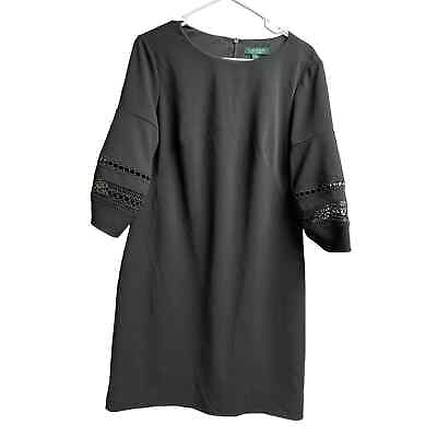 #ad Lauren Ralph Lauren Women#x27;s Black Dress Size 12 $45.00