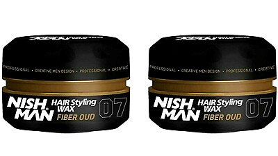 #ad 2x NISHMAN Hair Styling Wax 07 Gold One 150ml $34.00