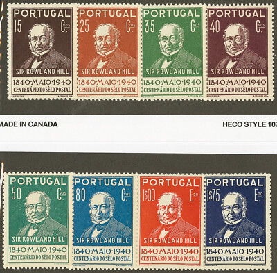 #ad Portugal Stamps # 595 602 MNH VF Scott Value $75.00 $25.00