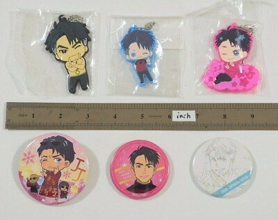 #ad Yuri on Ice JEAN JJ Lot Set Keychain strap Pin button Can badge Japan y279 $12.00