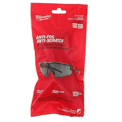 #ad #ad Milwaukee 48 73 2006 Tinted Safety Glasses Polybag Brand NEW $8.90