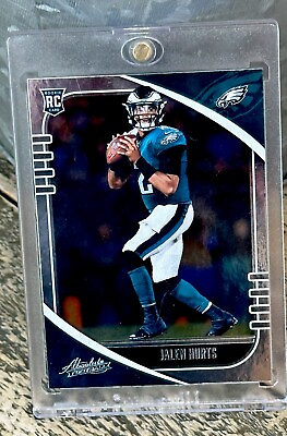 #ad Jalen Hurts MINT 2020 ROOKIE CARD SILVER PANINI FOIL FOOTBALL NICE INVESTMENT RC $29.69
