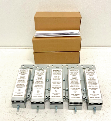 #ad Lot of 5 NEW Finelite 89159 199 14XR Luminaire Fitting Grid Box 10.5CuIn 12E $82.69