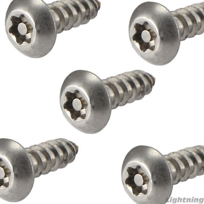 #ad #10 x 1 1 4quot; Security Screws Torx Button Head Sheet Metal Stainless Steel Qty 50 $29.16