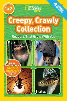 #ad National Geographic Kids Readers: Creepy Crawly Collection Paperback $9.52