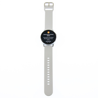 #ad Samsung Galaxy Watch Active2 40mm Aluminum Cloud Silver SM R830NZSAXAR $42.99