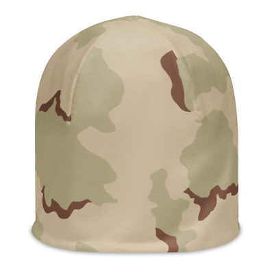 #ad US Desert 3 Colors Camouflage Beanie Hat $37.95