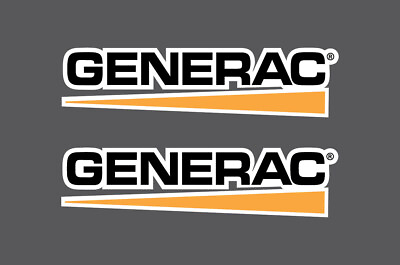 #ad 2x High Quality Outdoor 10quot; GENERAC Stickers Decals Vinyl Power Generator Backup $16.99