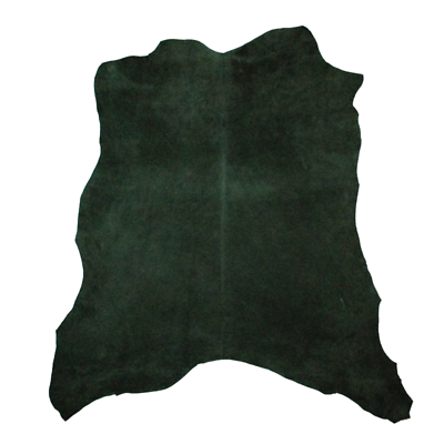 #ad Soft Dark Green Plush Suede Goatskin Leather Hide Linings Garments $15.99