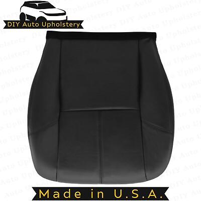 #ad 2007 2008 2009 2010 BLK Driver Bottom Leather Upholstery Cover For GMC Sierra SL $94.01