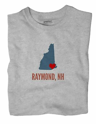 #ad Raymond New Hampshire NH T Shirt HEART $18.99
