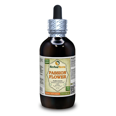 #ad Passion Flower Passiflora Incarnata Tincture Organic Dried Herb Liquid Extract $27.95
