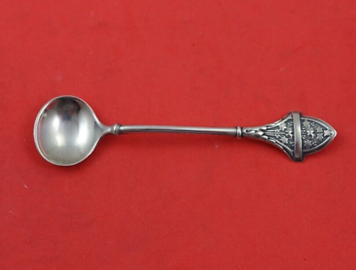 #ad Ivy by Gorham Sterling Silver Salt Spoon Master Original 3 3 4quot; Heirloom $79.00