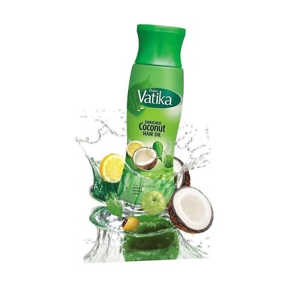 #ad Dabur Vatika Coconut Herbal Hair Oil Amla Henna Lemon Hairfall Control 75 ML $16.78