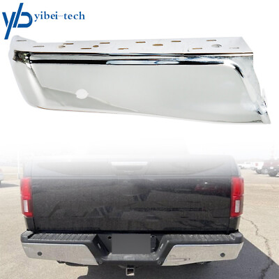 #ad Fit For 2015 2020 Ford F 150 W Park Rear Bumper End Cover Chrome Left Side Steel $76.93