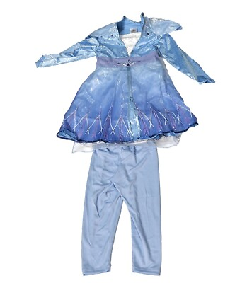 #ad Disney Store Elsa Travel Costume for Kids Frozen 2 Halloween Size 3 Brand NEW $22.95