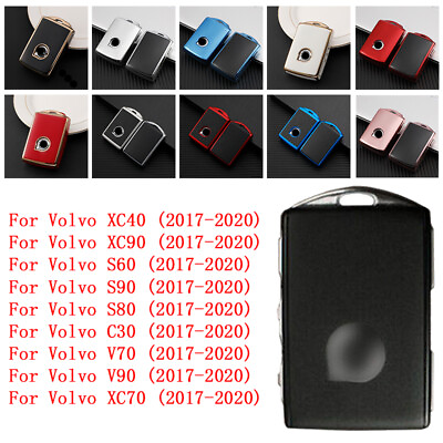 #ad Soft TPU Remote Car Key Case Fob Cover For Volvo S60 XC90 S90 XC40 V90 XC60 $9.97