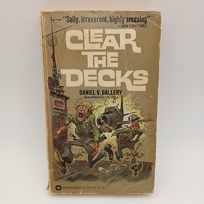 #ad Clear the Decks by Admiral Daniel V Gallery 1951 Paperback Vintage Warner Books $24.99