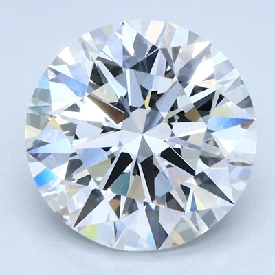 #ad 2.22 Ct Round Cut IGI Certified Lab Grown CVD Diamond E Color VS1 Clarity STONE $1083.68