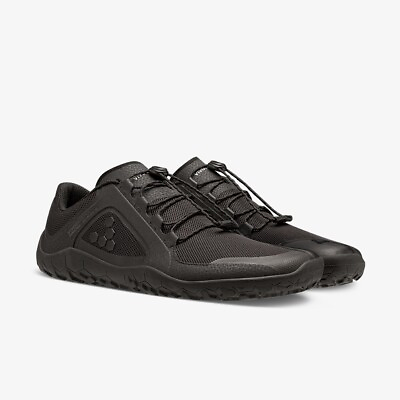 #ad Vivobarefoot Primus Trail 2 FG Black Textile Men#x27;s Shoes Barefoot Running Shoes $91.00