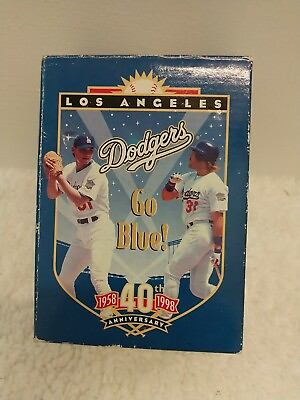 #ad La Dodgers Am fm Radio Headset Vintage Blue Antenna Retired Rare Portable Rare $39.99