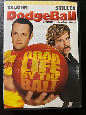 #ad Dodgeball: Grab life by the Ball Full *or WideScreen Ben Stiller DVD $6.99