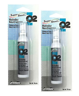 #ad Super Sheet Malodor Neutralizer Smoke Eliminator Black Diamond 2 Pack $12.55