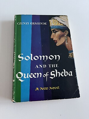 #ad Solomon and the Queen of Sheba by Czenzi Ormonde 1954 Hard Cover Dust Jacket BCE $10.00