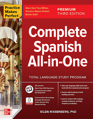 #ad Practice Makes Perfect: Complete Spanish All In One Premium T Paperback NEW $66.99