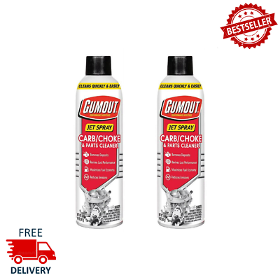 #ad Gumout Carb And Choke Carburetor Cleaner 14 Oz. Engine Parts Spray Pack of 2 $10.99