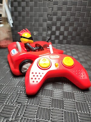 #ad Little Tikes Wheelz Bumper Car Remote Control RC Red Race Car And 2 Drivers $11.21