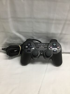 #ad Official Sony DualShock 2 Controller Black PlayStation 2 PS2 $20.33