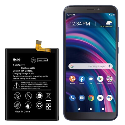 #ad Large Capacity 3500mAh Standard Battery for Straight Talk Blu View 3 B140DL USA $34.22