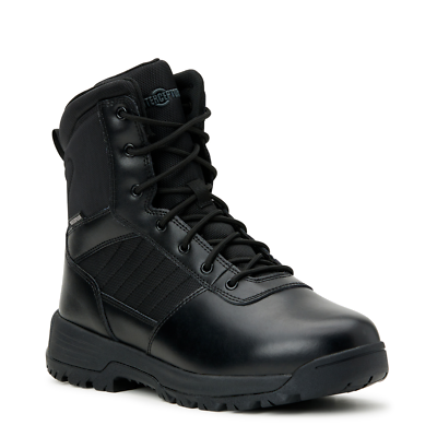 #ad Men#x27;s Comfort Combat Tactical Boots Waterproof Slip Oil Resistant Zippered Black $53.95