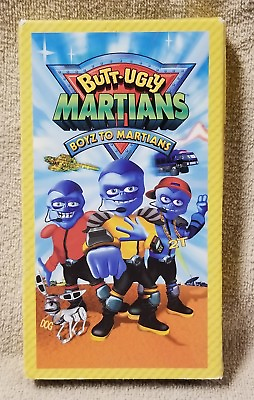 #ad BUTT UGLY MARTIANS Boyz to Martians VHS Video Tape 2002 Animated Nickelodeon $5.95