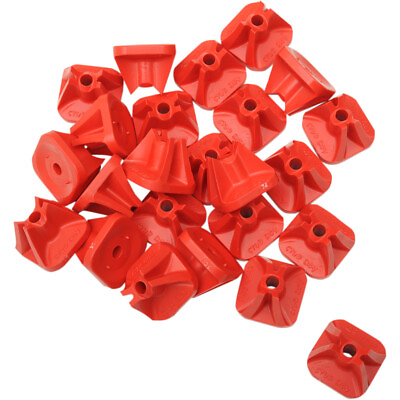 #ad Stud Boy Single Backer Plates Red 24 Pack 2513 P1 RED $37.27